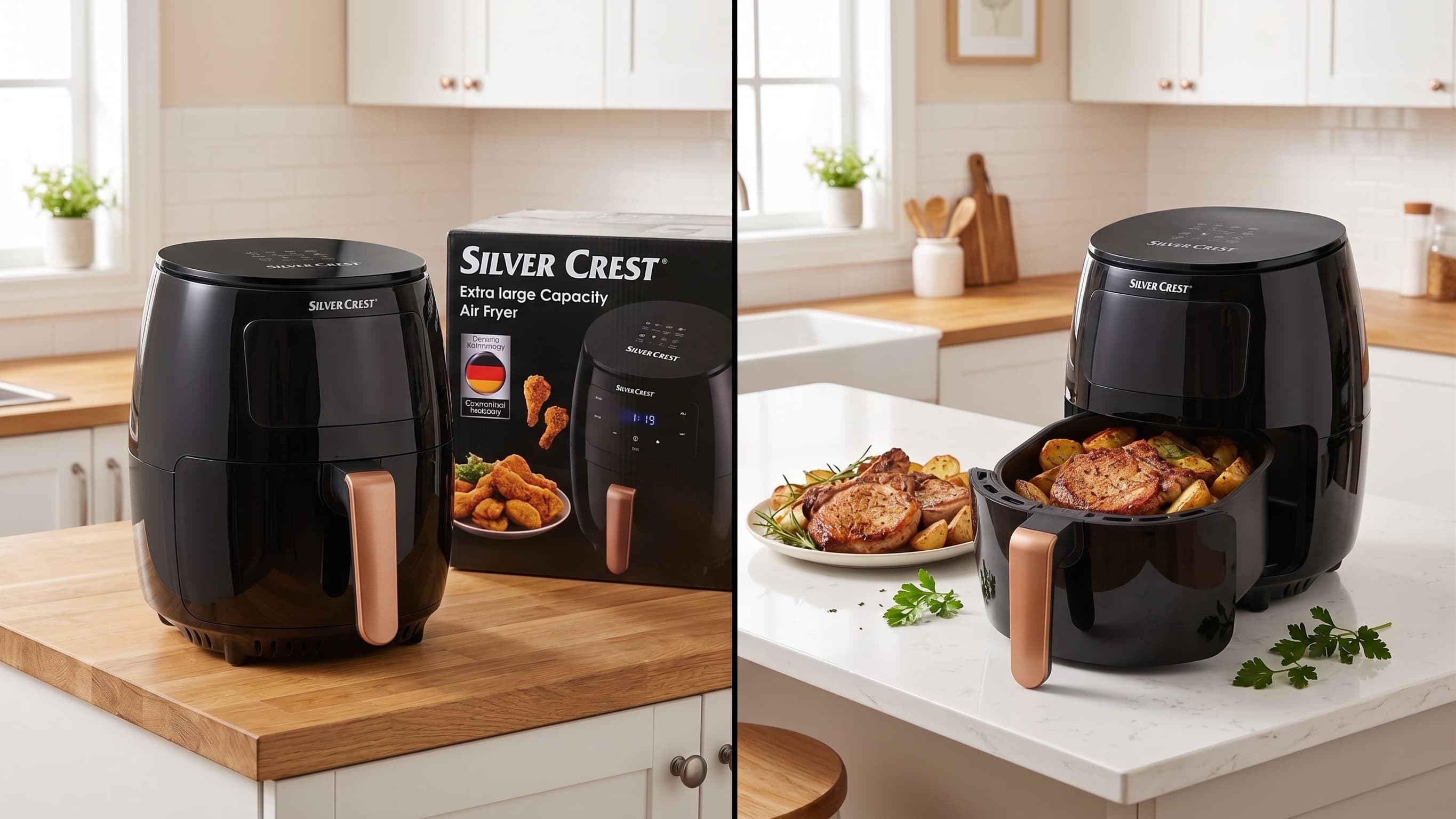 airfryer ya lita 6 ya silvercrest