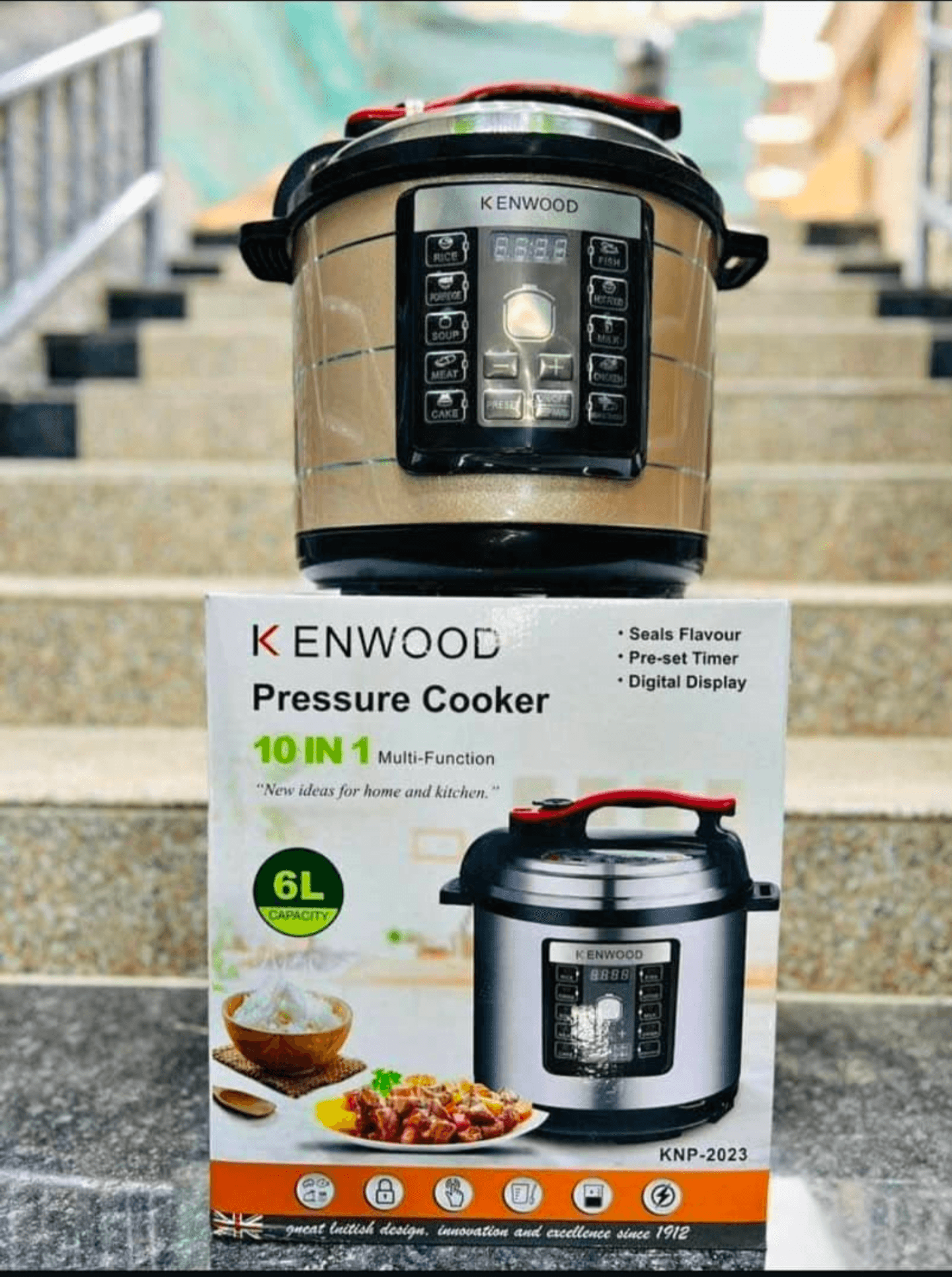 pressure cooker ya sufuria mbili ya 110000 ya kenwood